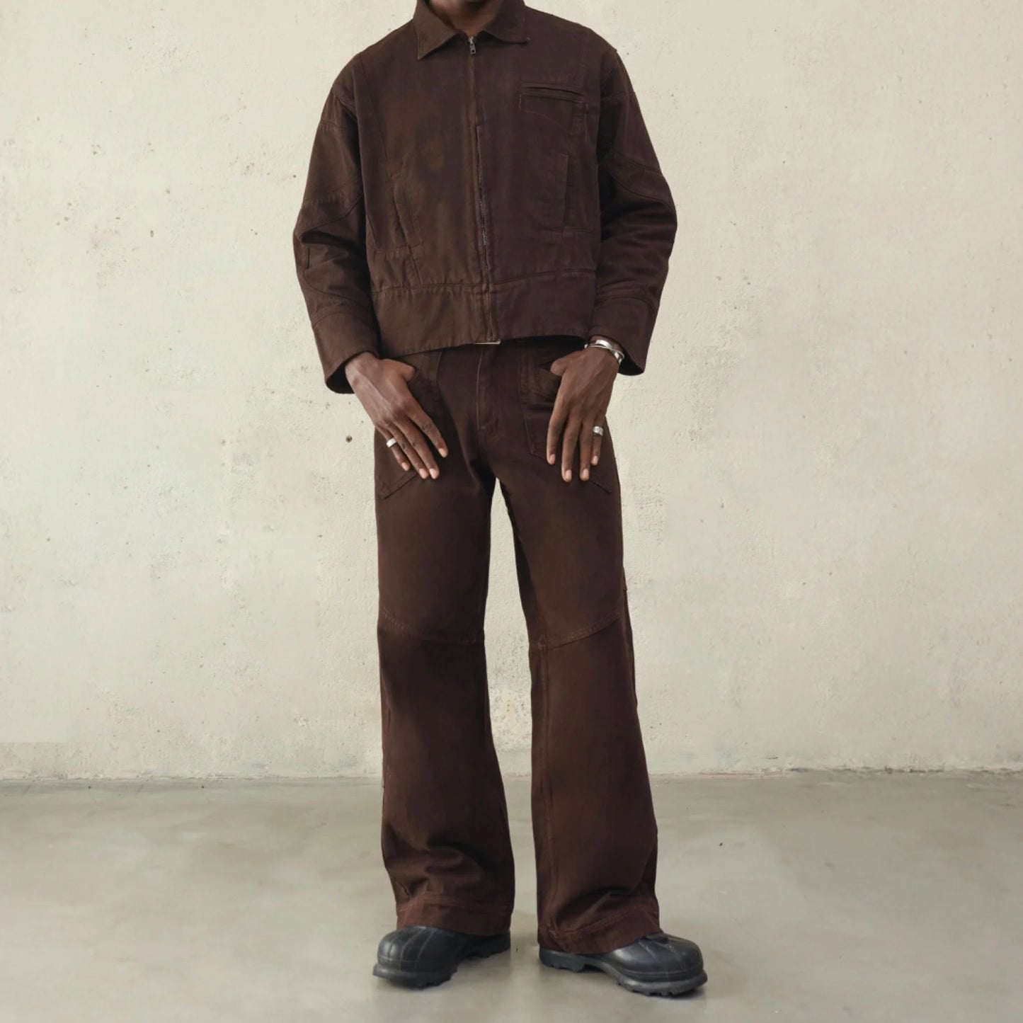 [ROIWORKSHOP] Choco Denim Pants