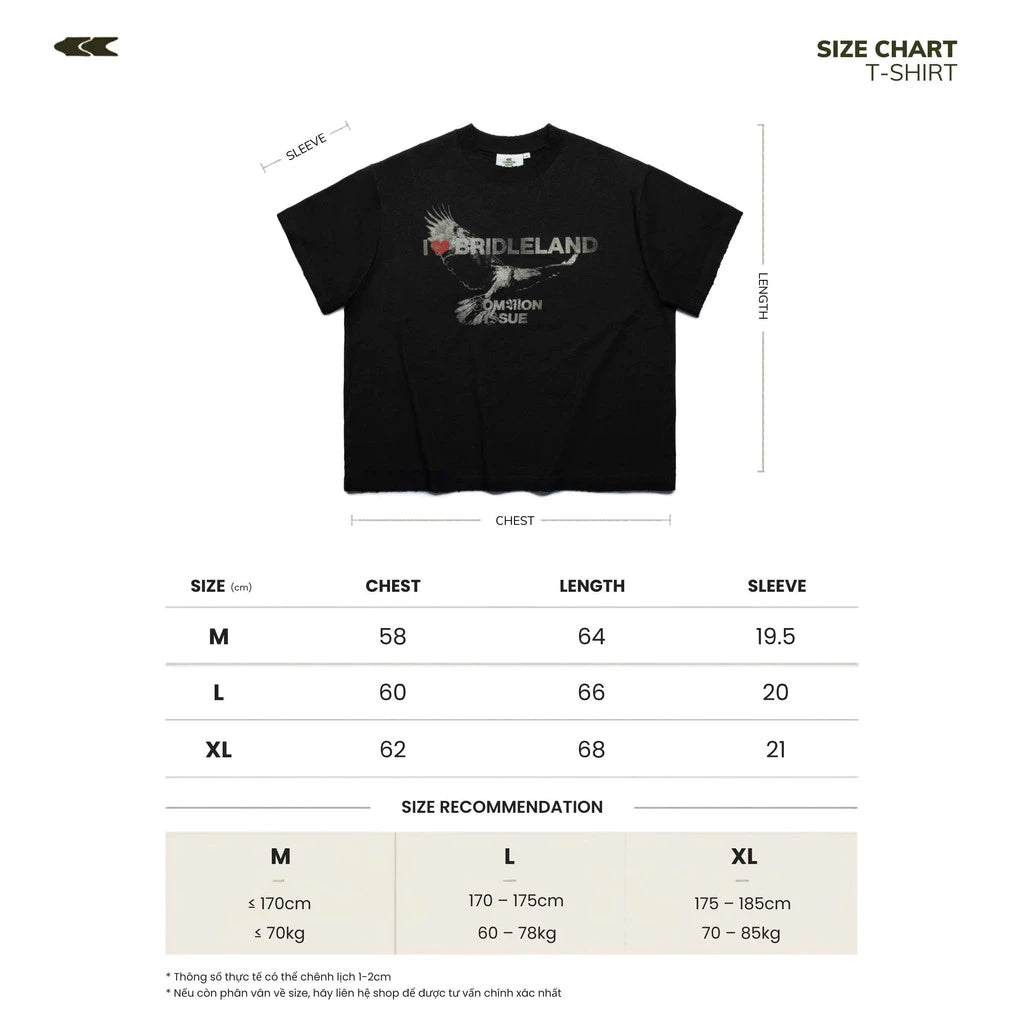 [COMMONISSUE] "BRIDLELAND” BOXY TEE