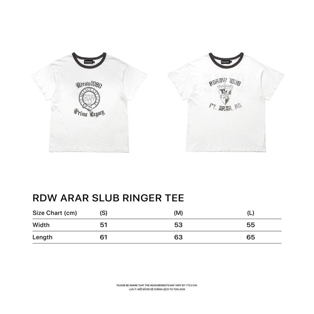 [RDRAW] SLUB RINGER TEE