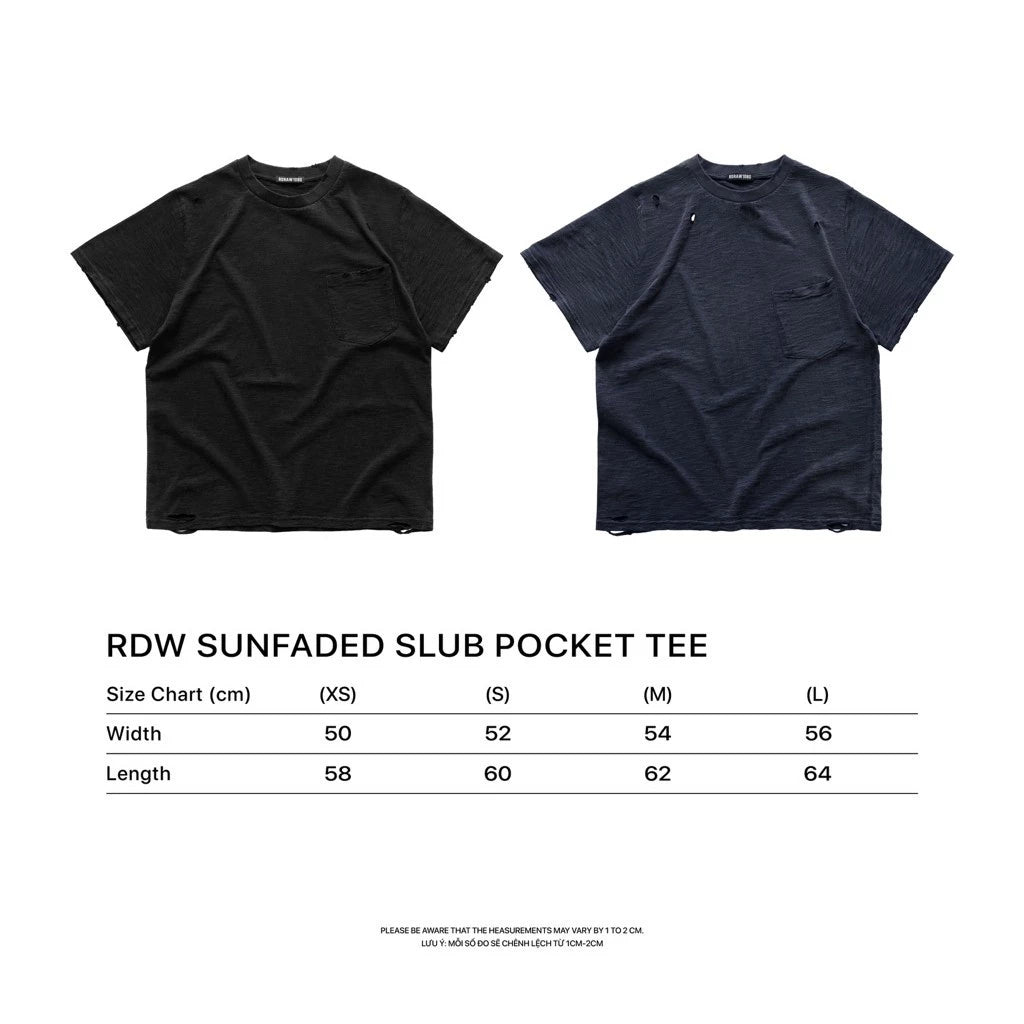 [RDRAW] SUNFADED SLUB POCKET