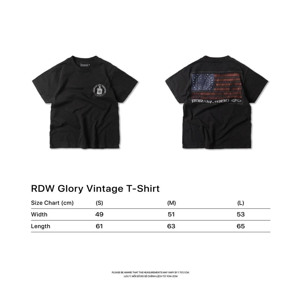 [RDRAW] GLORY VINTAGE T-SHIRT