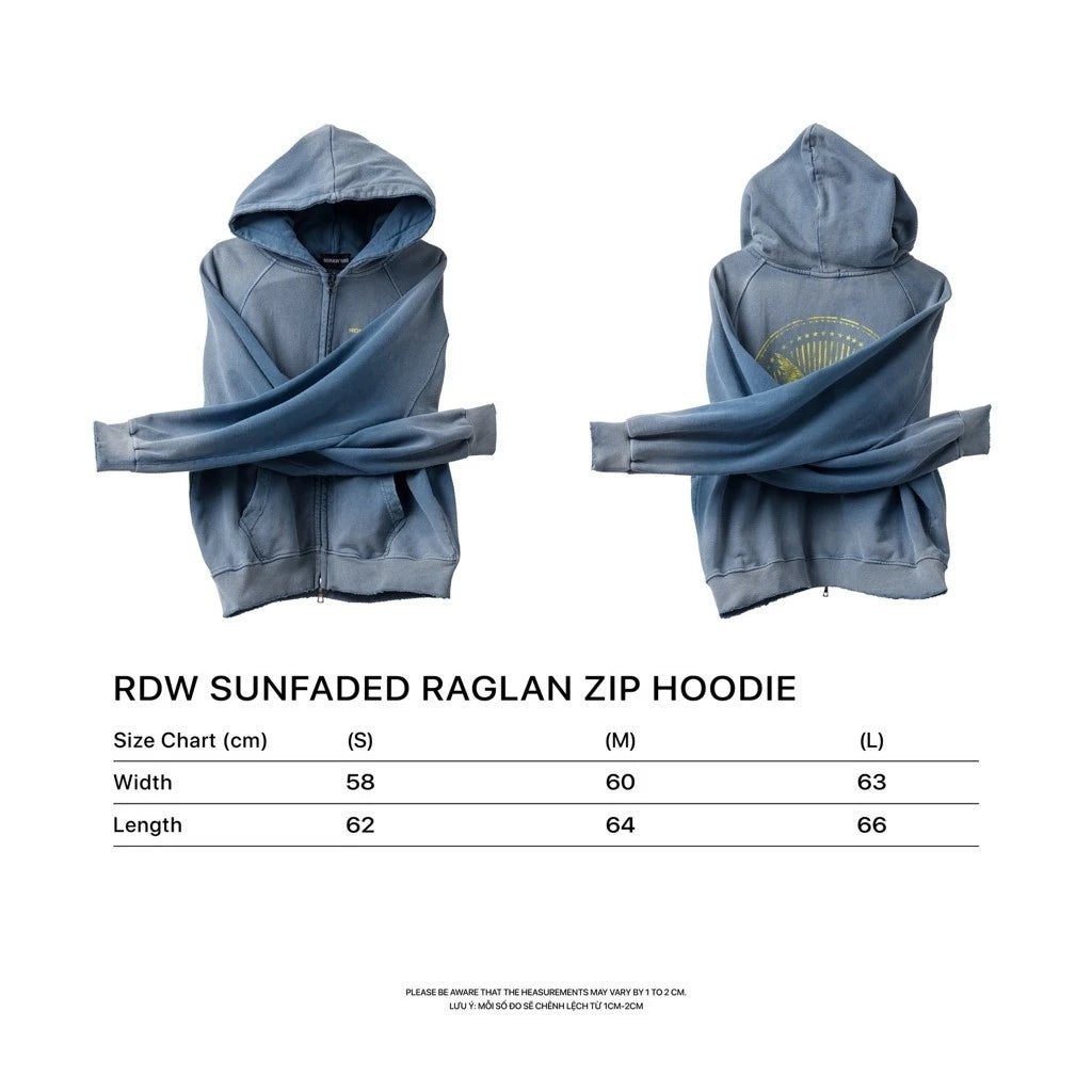 [RDRAW] SUNFADED RAGLAN ZIP HD