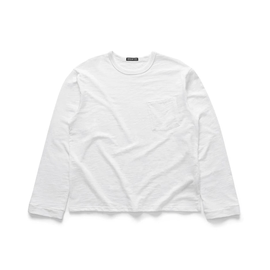 [RDRAW] SUNFADED SLUB POCKET LS