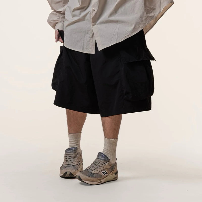 [AGOB] OVERSIZED CARGO SHORTS