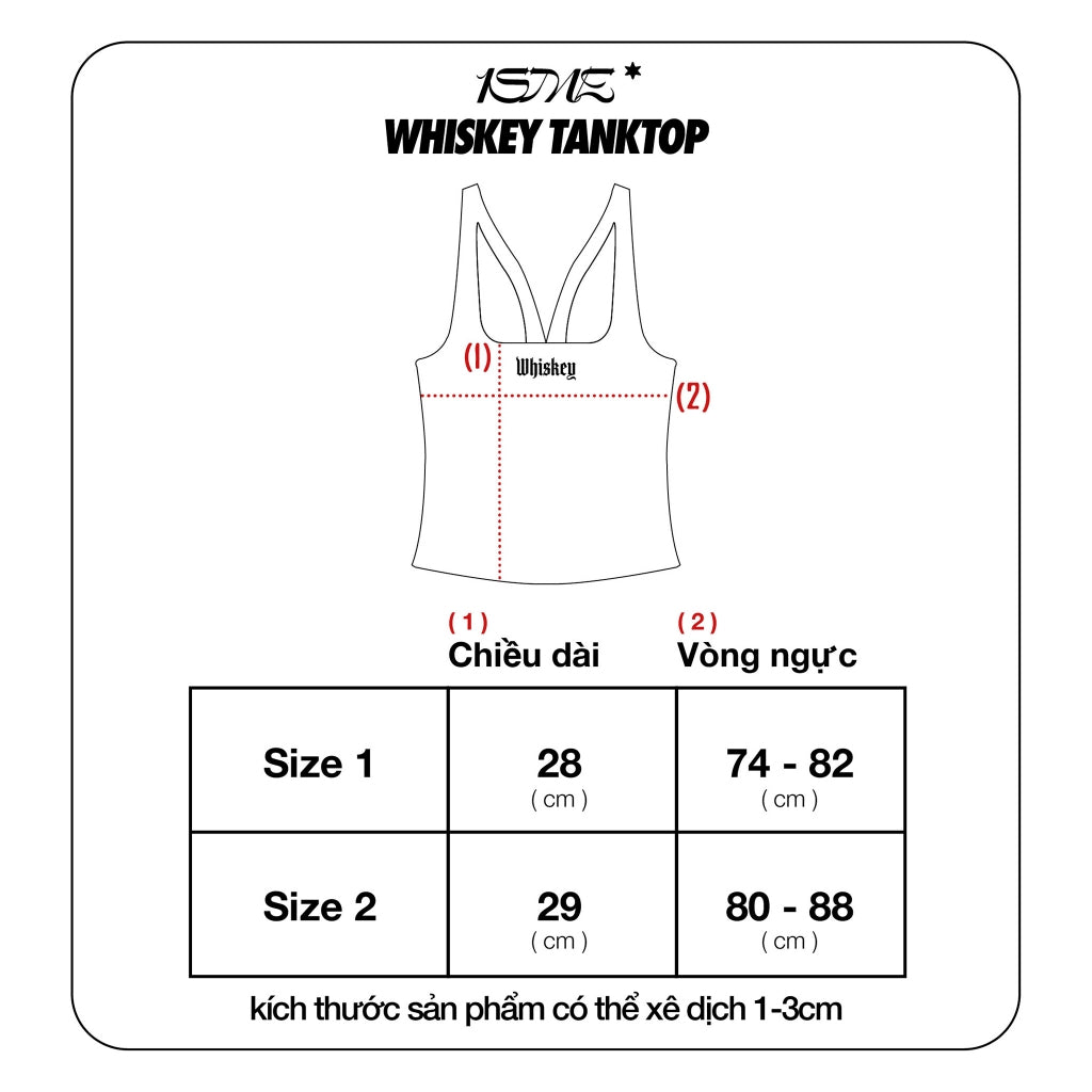[ISME] WHISKEY TANKTOP