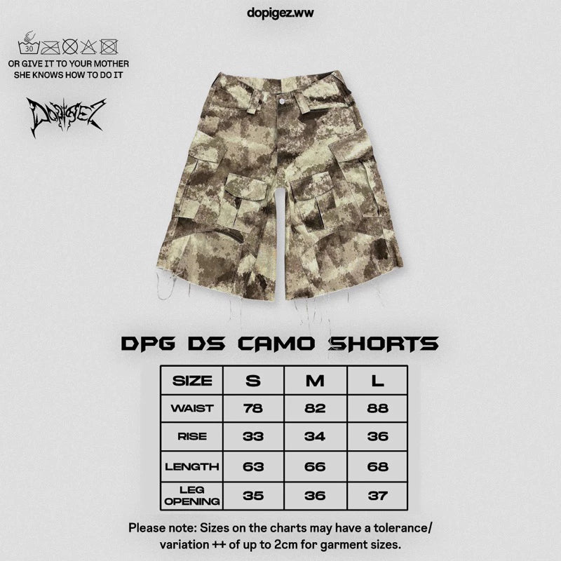 [DOPIGEZ] DS-CAMO SHORTS
