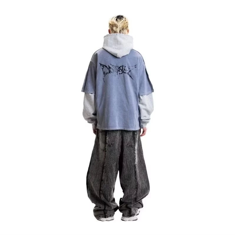 [DOPIGEZ] DPG LINE STITCH DENIM PANTS