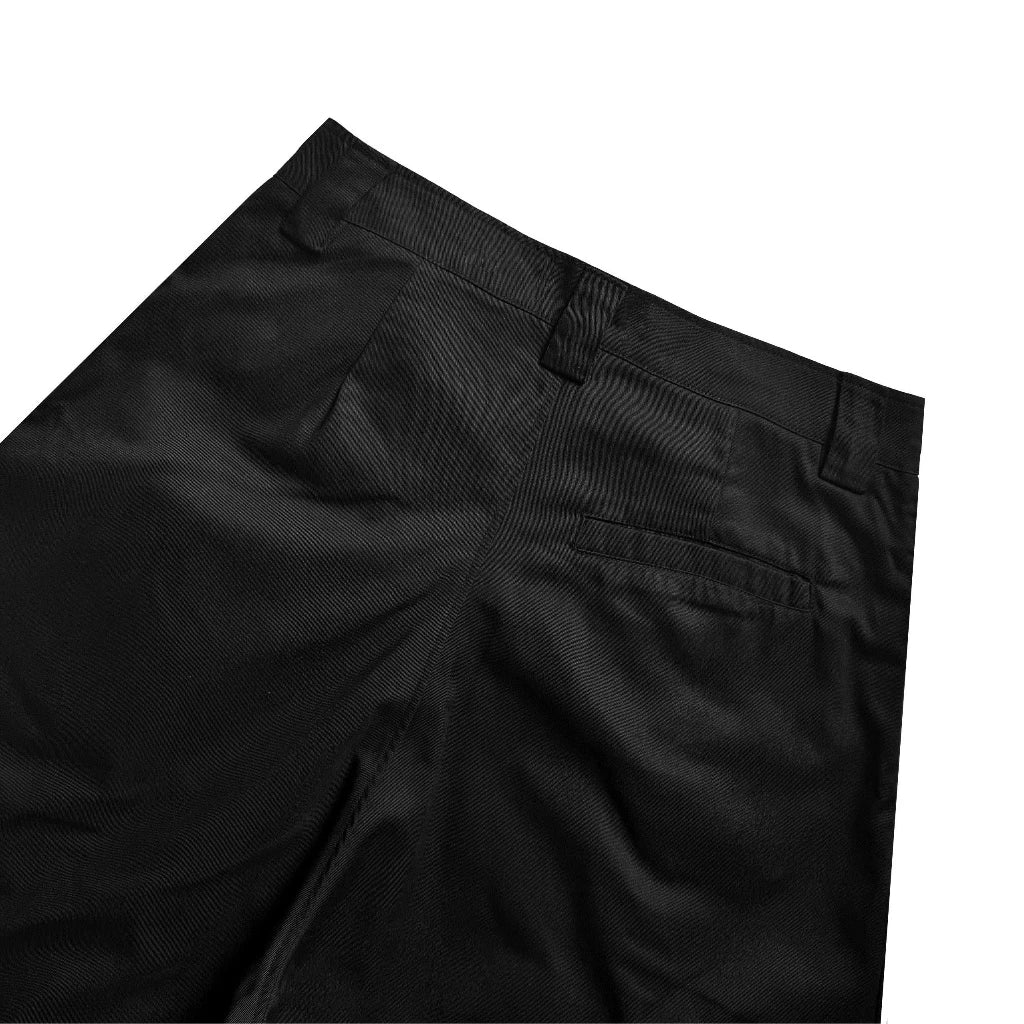 [TIEMDOKIOT] KHAKI SHORT BOLD WIDE LEG
