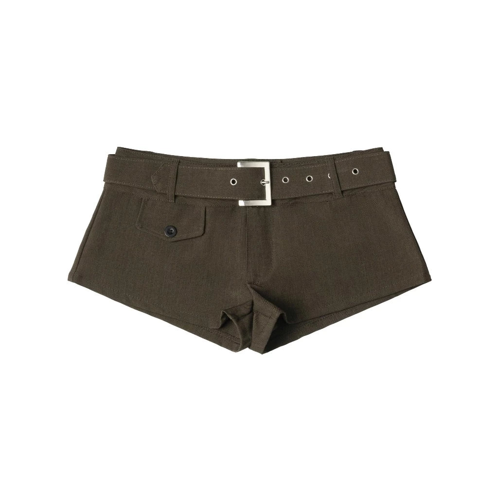 [TWENTI] MINI SHORT AND BELT