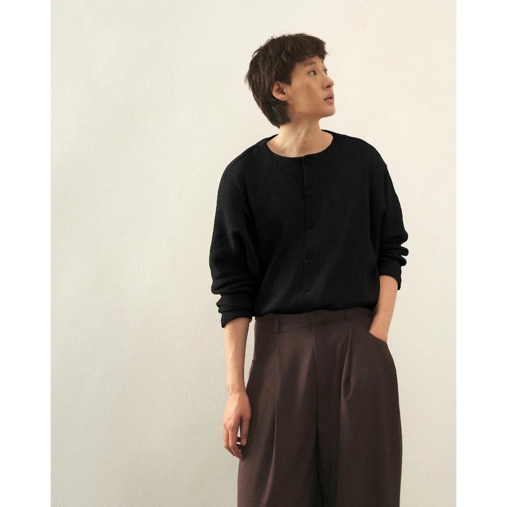 [AGOB] WAFFLE LONGSLEEVE