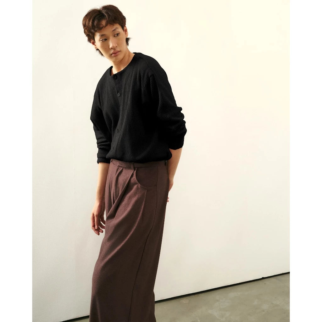 [AGOB] WAFFLE LONGSLEEVE