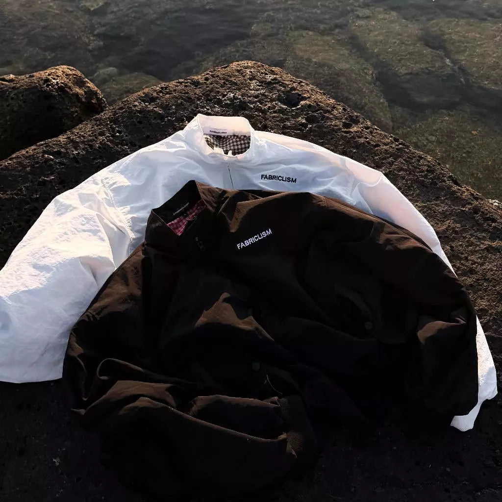 [FABRICLISM] 2 LAYERS NYLON JACKET