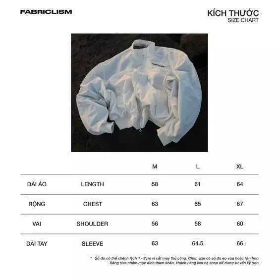 [FABRICLISM] 2 LAYERS NYLON JACKET