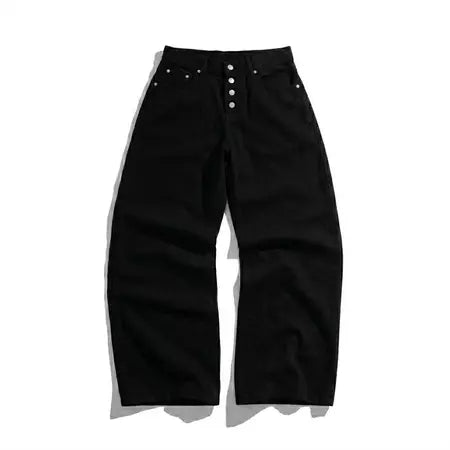 [FABRICLISM] PREMIUM 4 BUTTONS WASHED JEANS