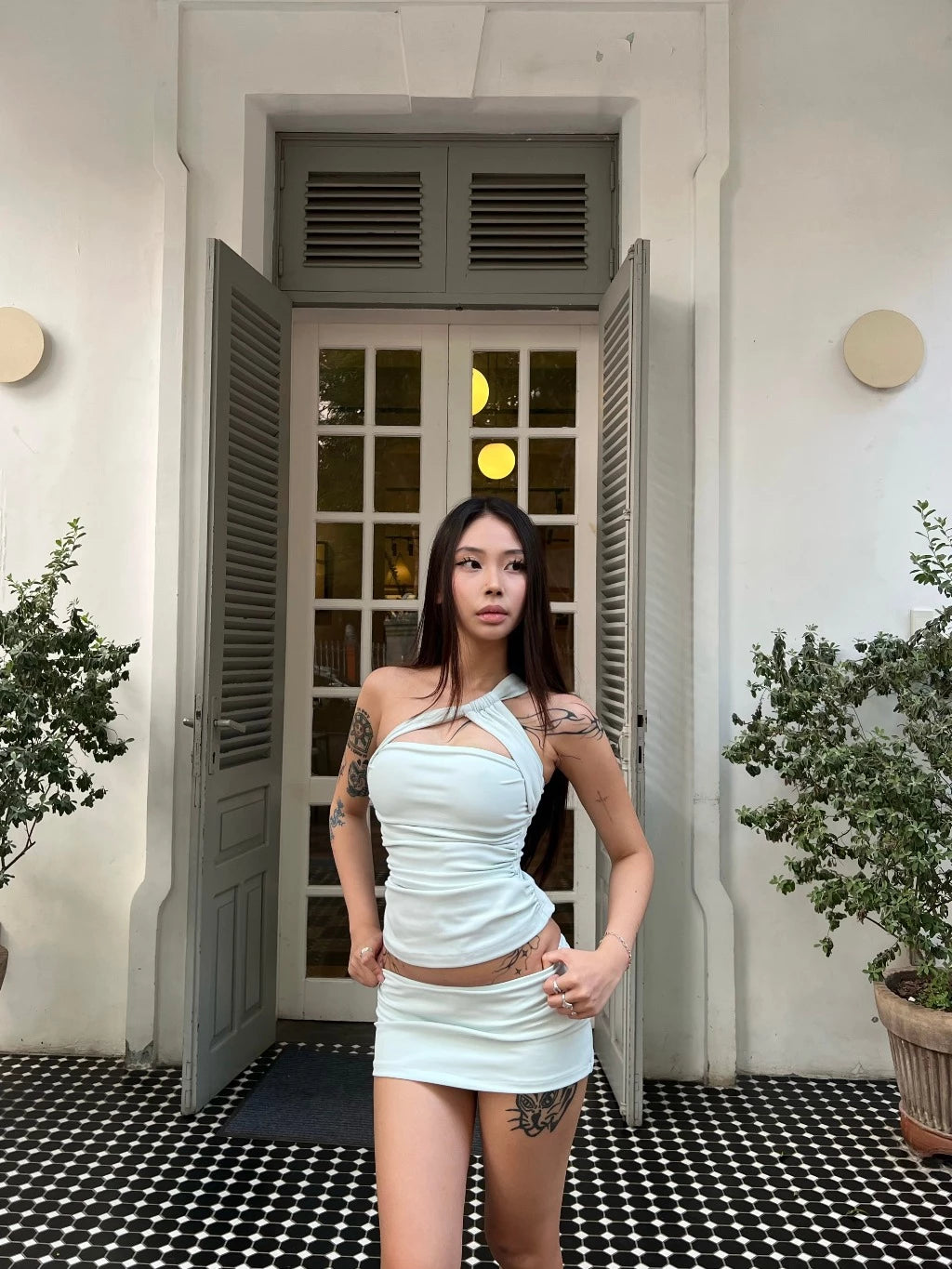 [ODODE] MINI SKIRT