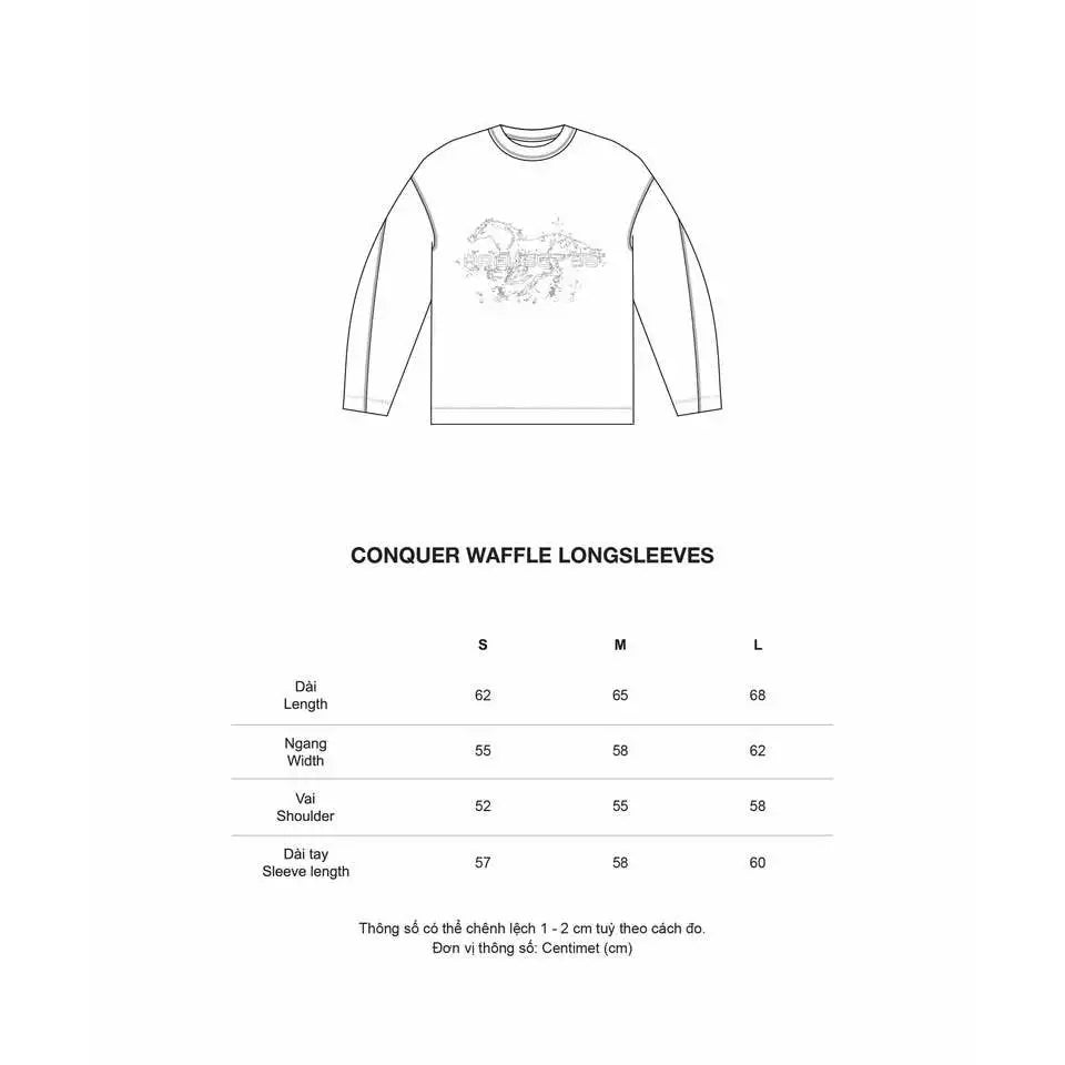 [95PROJECT] CONQUER LONGSLEEVES SHIRT