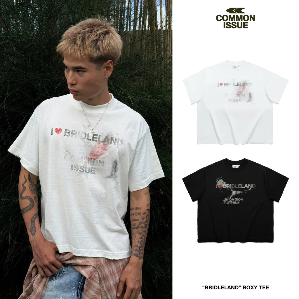 [COMMONISSUE] "BRIDLELAND” BOXY TEE
