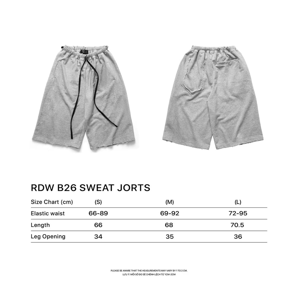 [RDRAW] B26 SWEAT JORTS