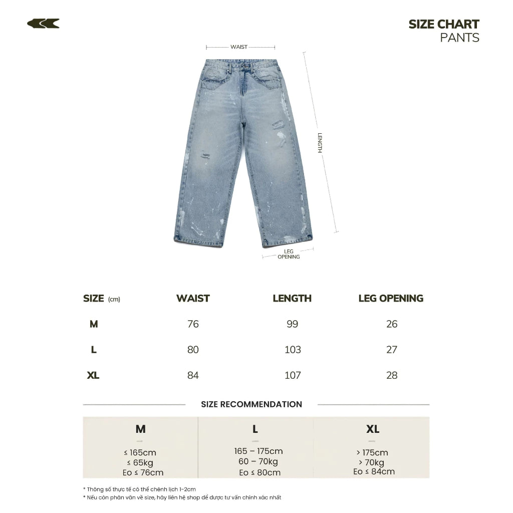 [COMMONISSUE] "HICKORY” BAGGY JEANS