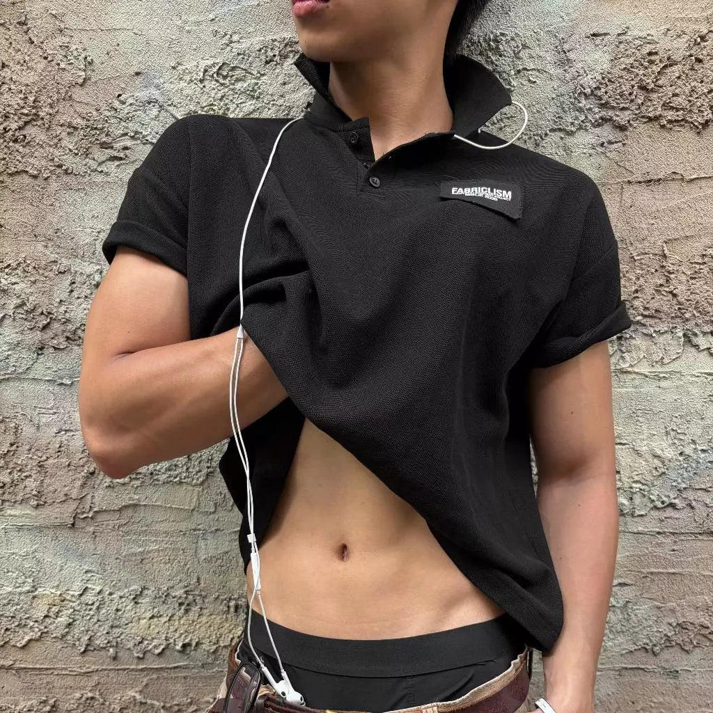 [FABRICLISM] PATCHWORK POLO