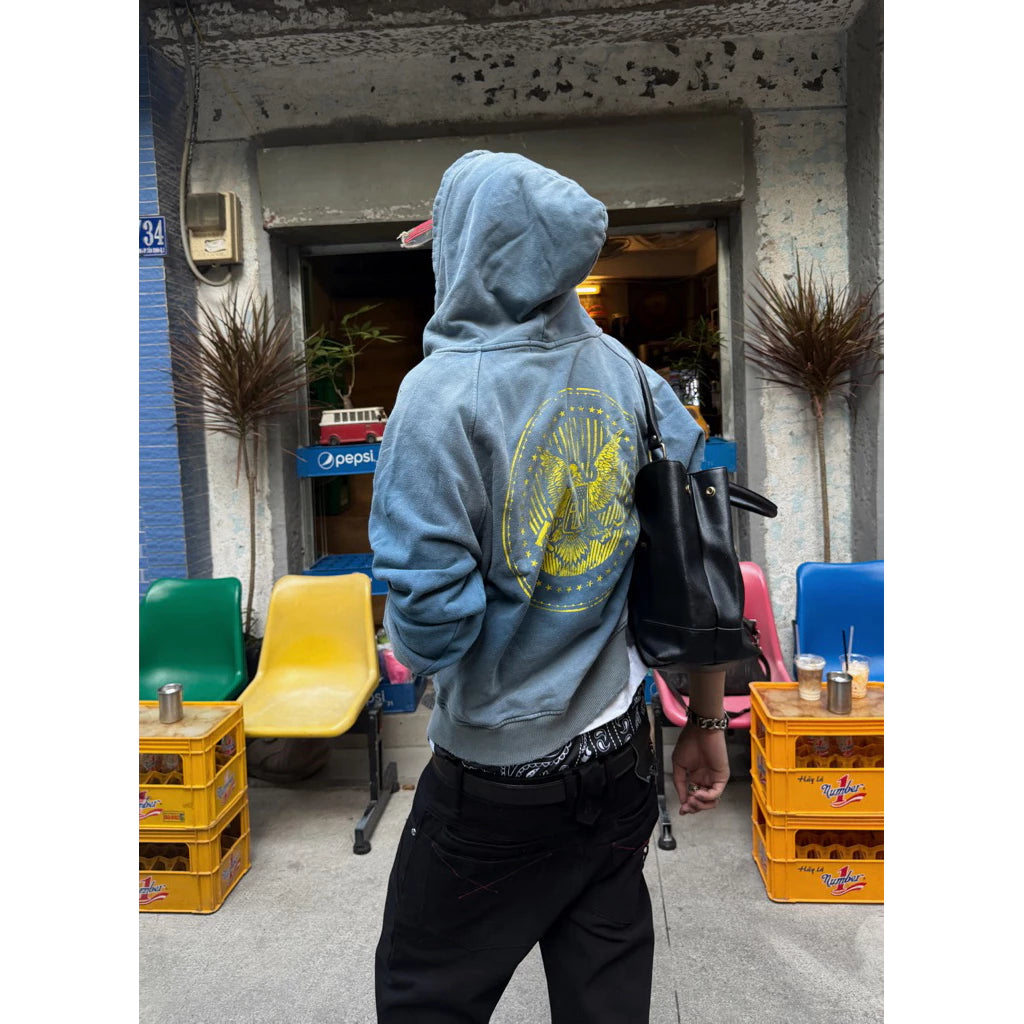 [RDRAW] SUNFADED RAGLAN ZIP HD