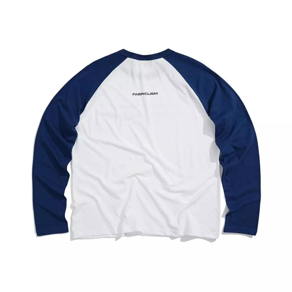 [FABRICLISM] RAGLAN LONGSLEEVE BUTTON TEE