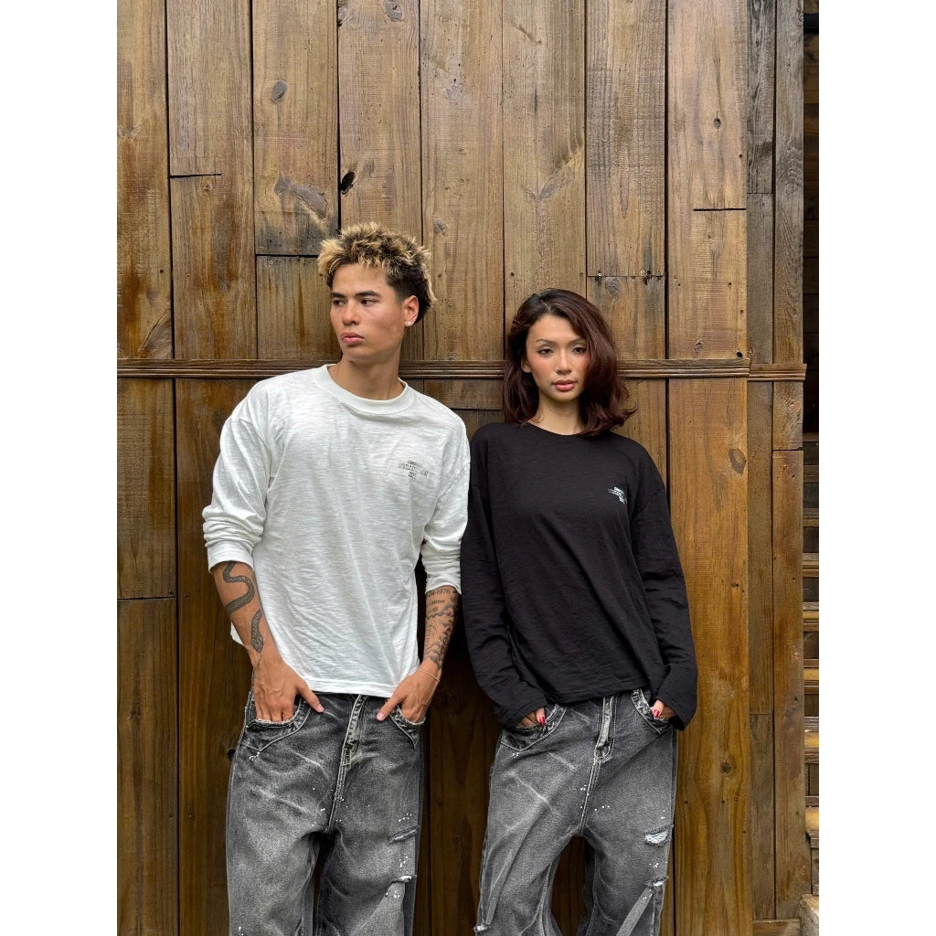 [COMMONISSUE] "DEPT” SLUB BOXY LONGSLEEVES