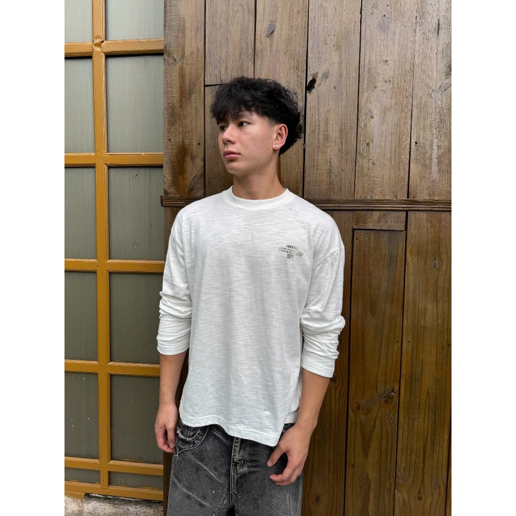 [COMMONISSUE] "DEPT” SLUB BOXY LONGSLEEVES