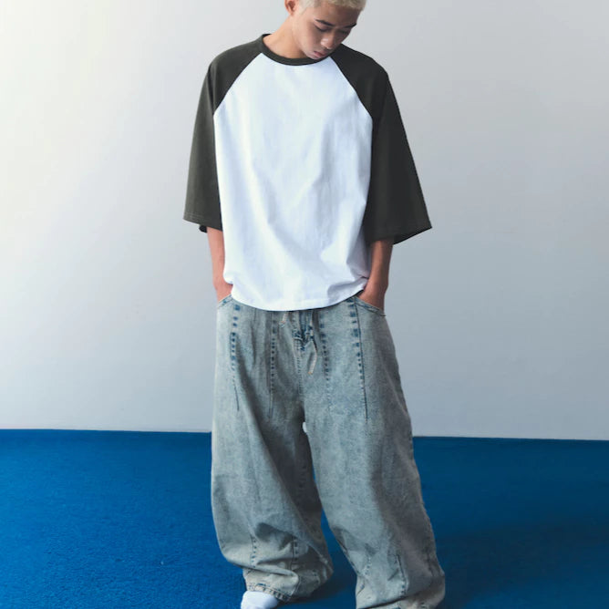 [AGOB] OVS RAGLAN TEE