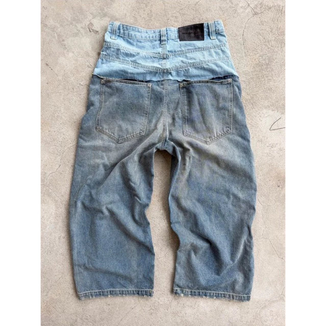 [RDRAW] DOUBLE DENIM PANTS