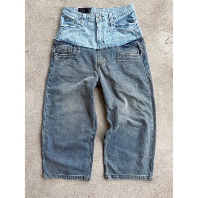 [RDRAW] DOUBLE DENIM PANTS