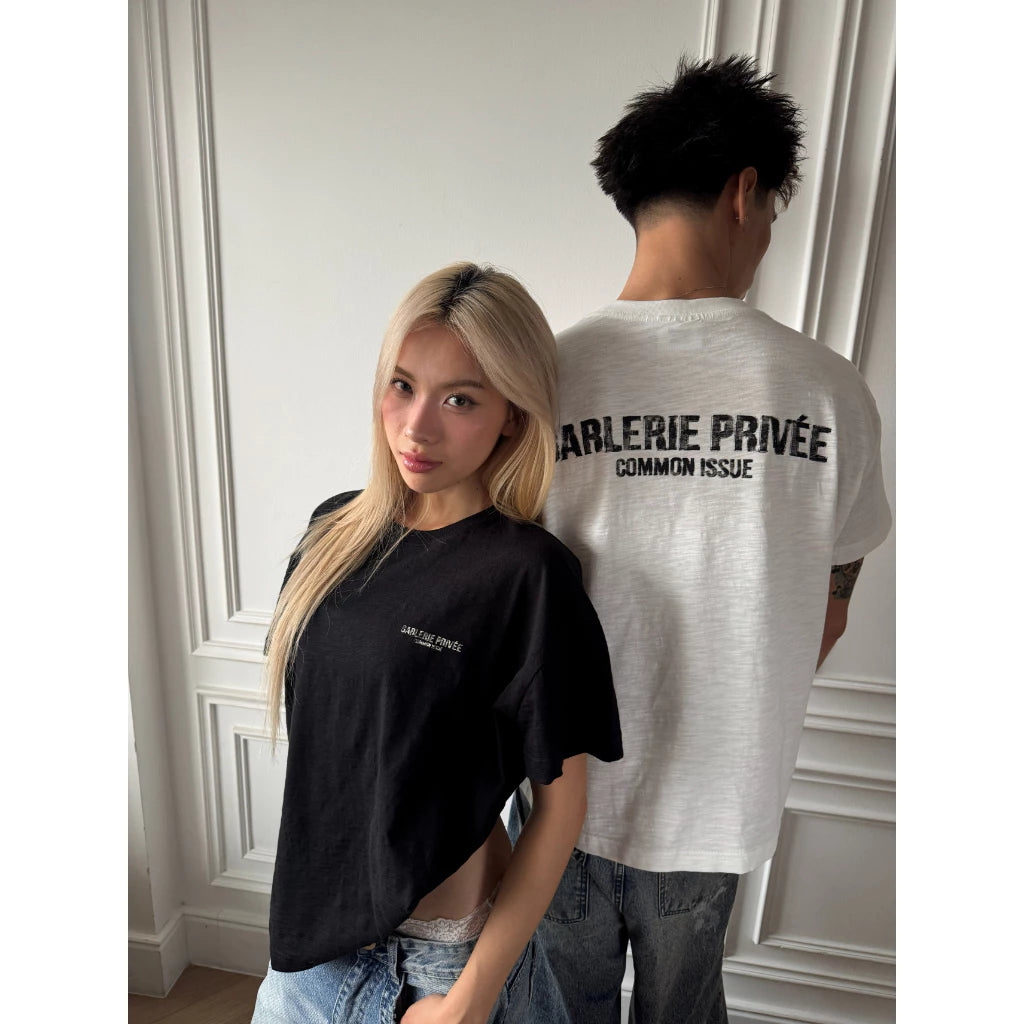 [COMMONISSUE]  "PRIVÉE” SLUB TEE