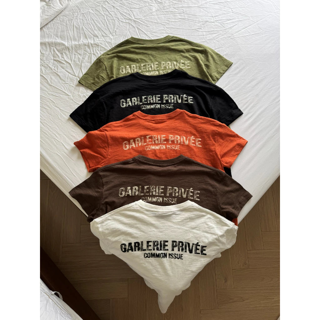 [COMMONISSUE]  "PRIVÉE” SLUB TEE