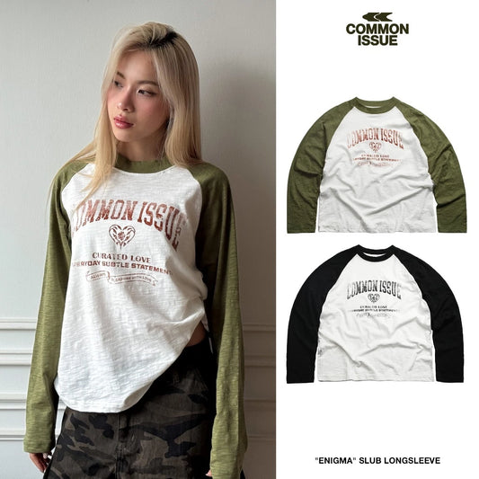 [COMMONISSUE] "ENIGMA" RAGLAN LONGSLEEVES