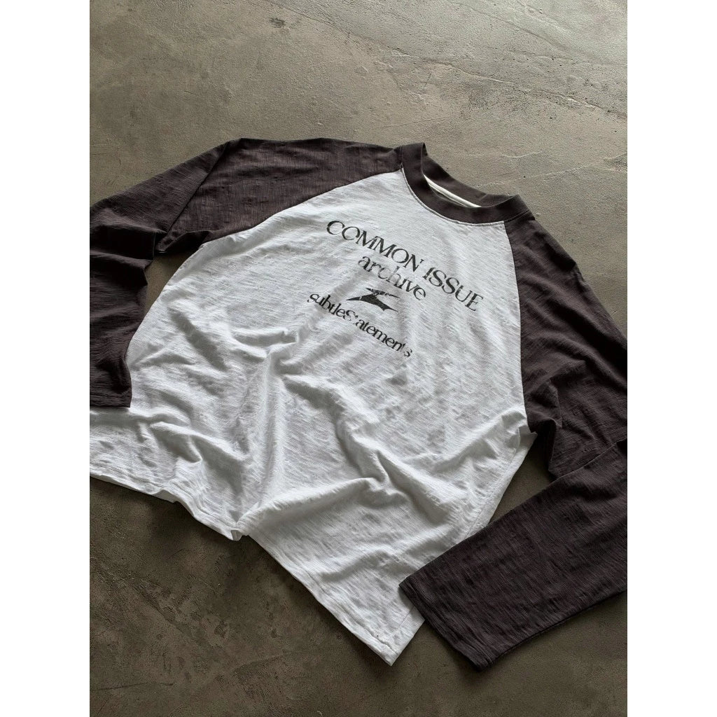 [COMMONISSUE] "ERRANT” RAGLAN LONGSLEEVES