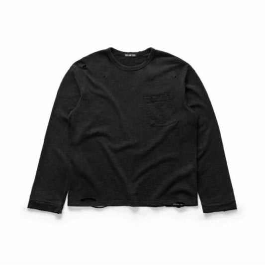 [RDRAW] SUNFADED SLUB POCKET LS