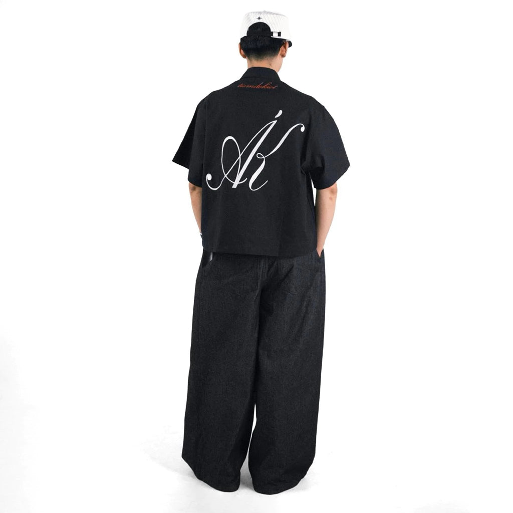 [TIEMDOKIOT] RAW DENIM PLEATED