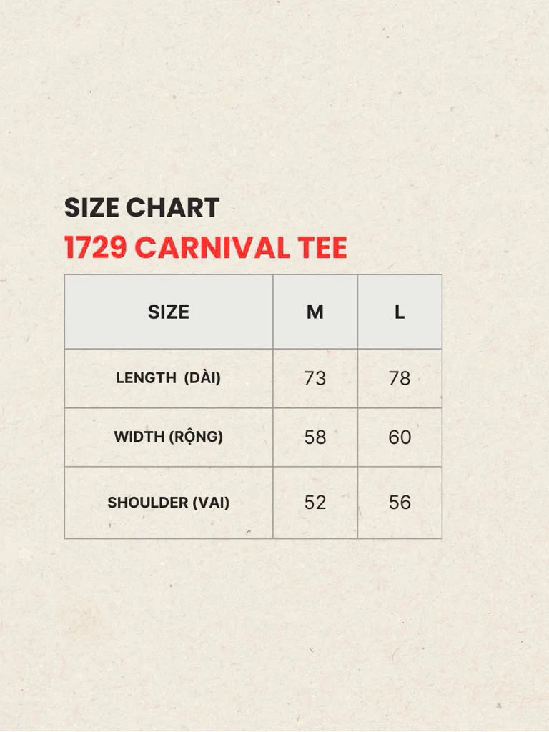 [1729's OBJECT] CARNIVAL TEE
