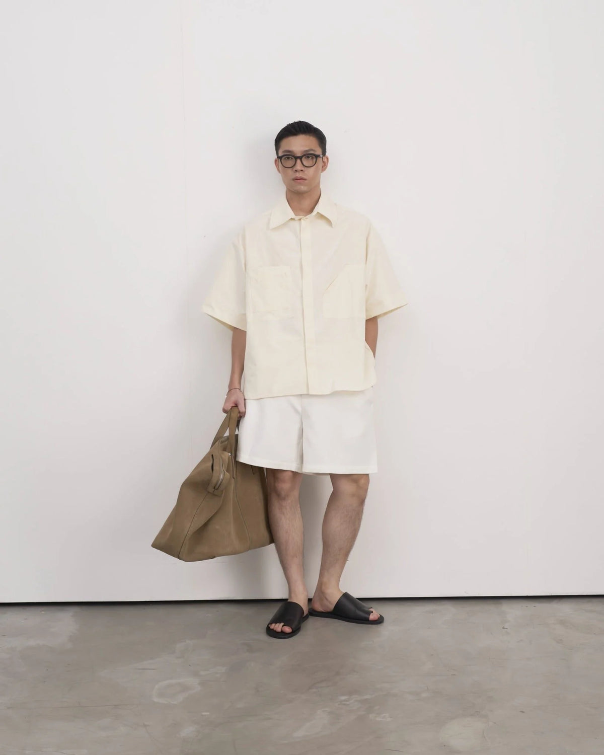 [HYPNOTISM] PATCH POCKETS SHIRT