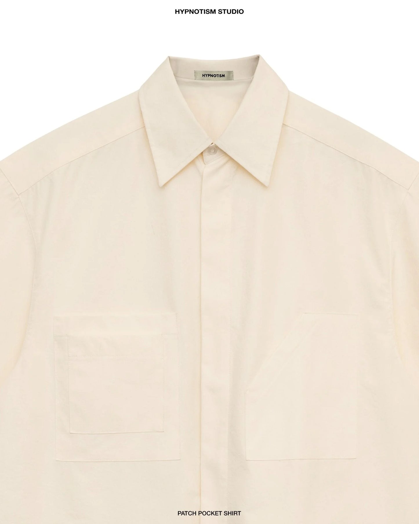[HYPNOTISM] PATCH POCKETS SHIRT