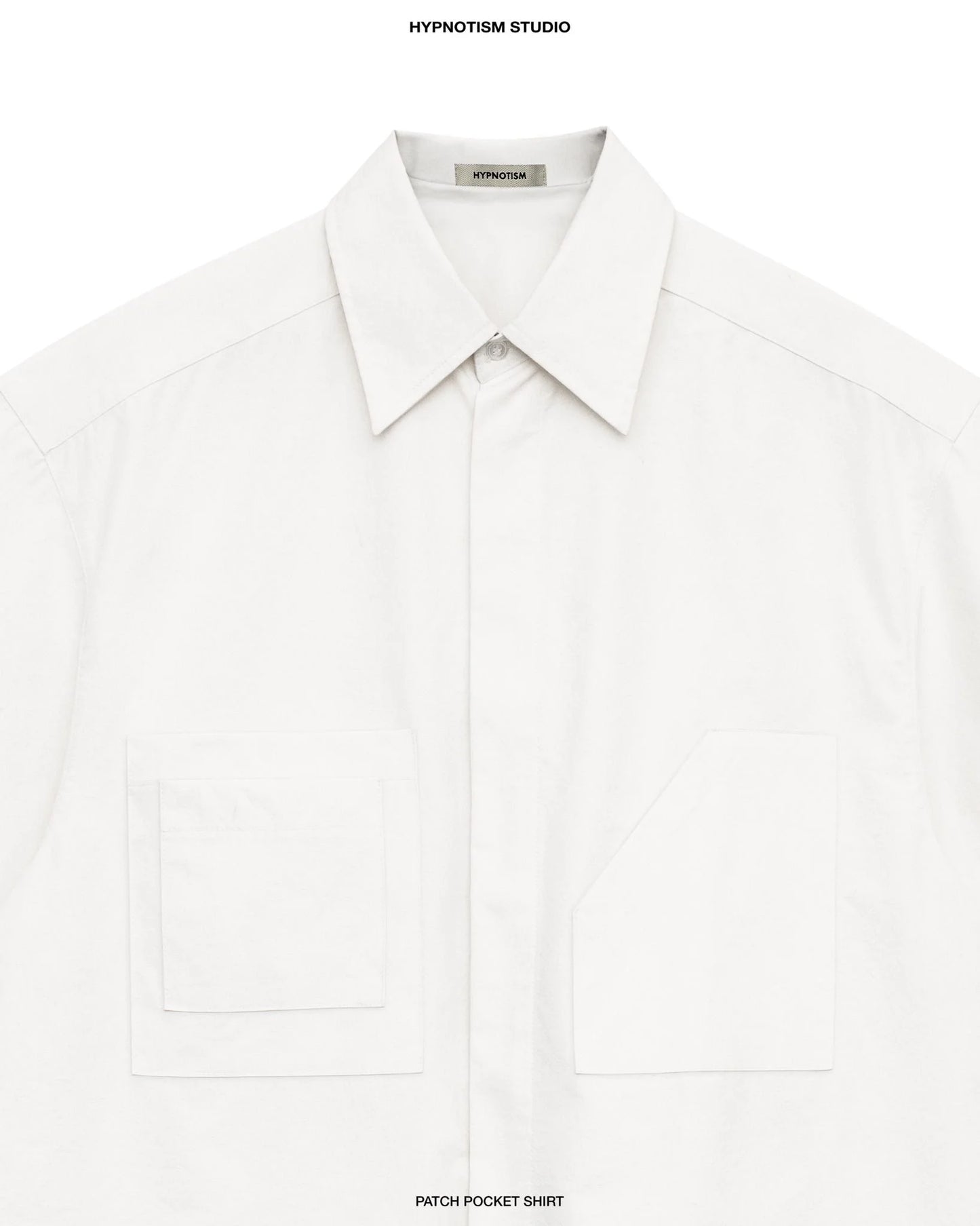 [HYPNOTISM] PATCH POCKETS SHIRT