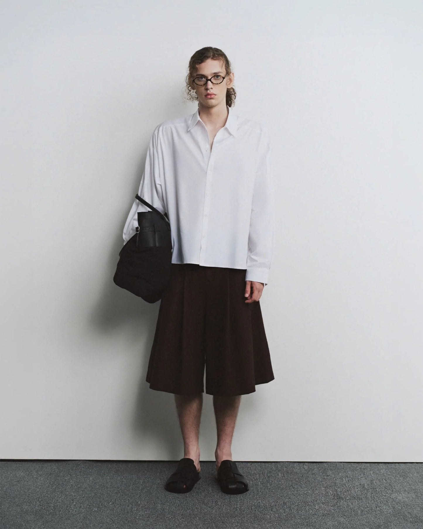 [HYPNOTISM] PANELED SHIRT