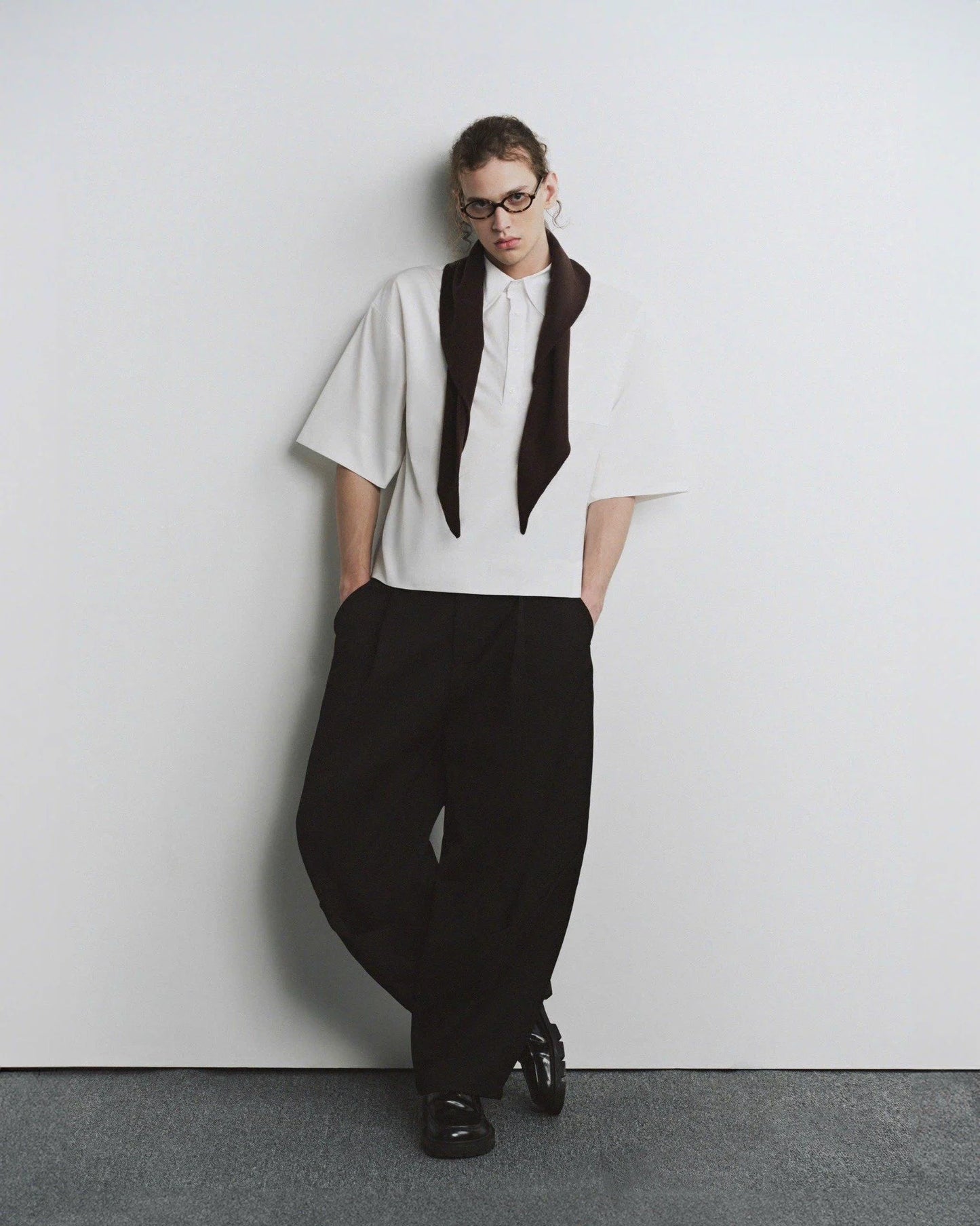 [HYPNOTISM] SINE PLEATED TROUSERS