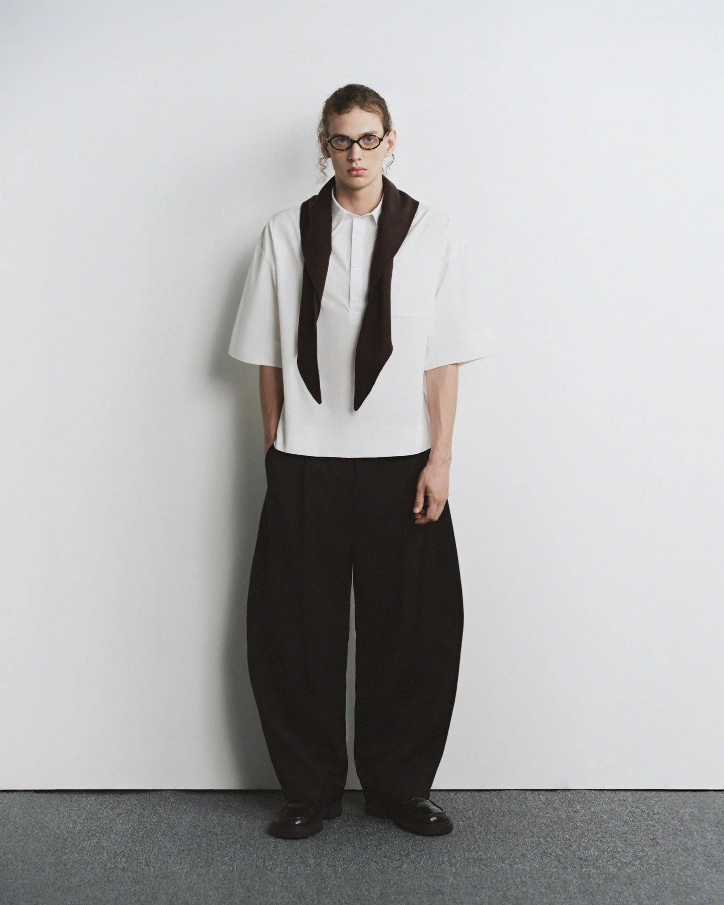[HYPNOTISM] SINE PLEATED TROUSERS