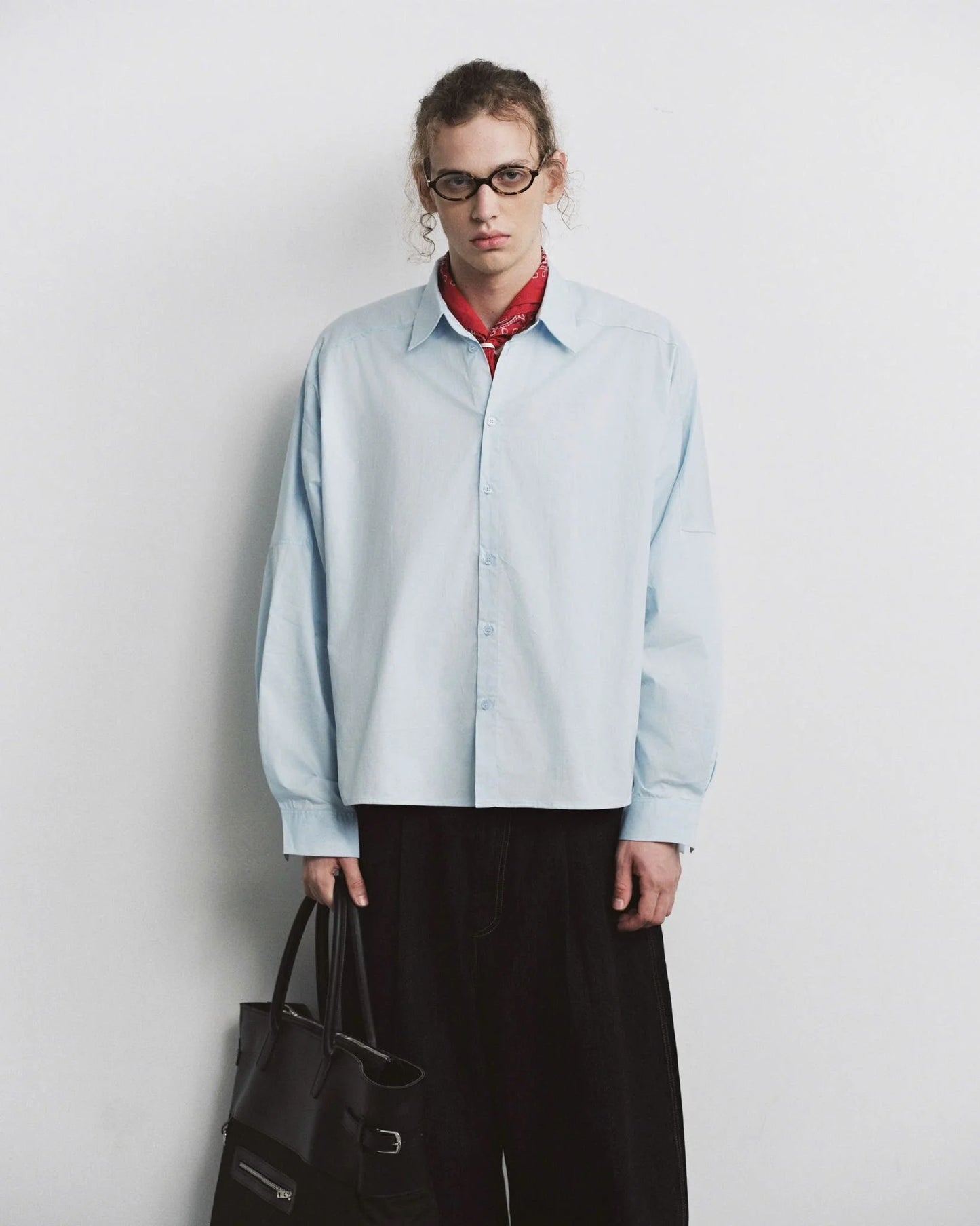 [HYPNOTISM] PANELED SHIRT