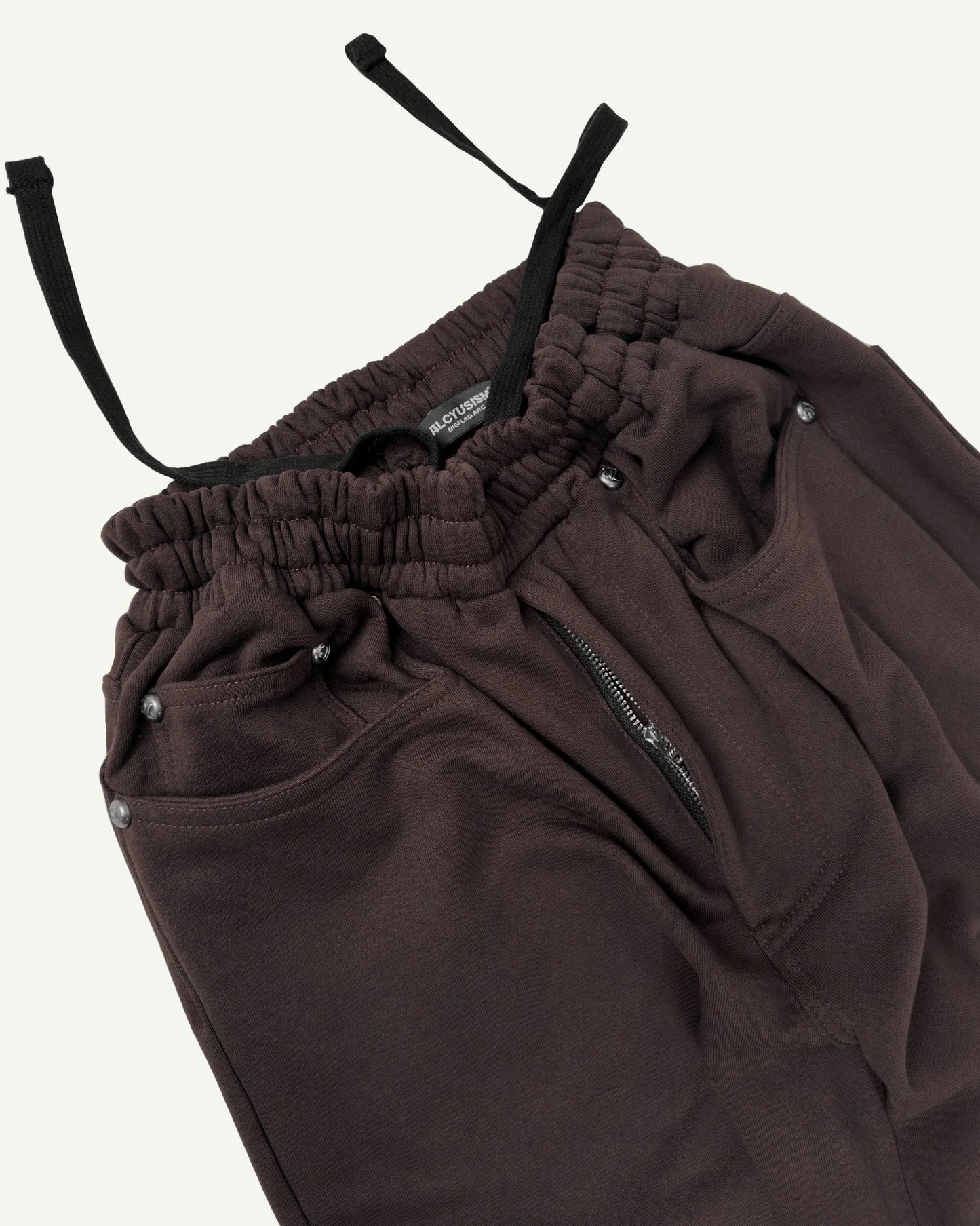 [ALCYUS] A25 RIVET SWEAT PANTS
