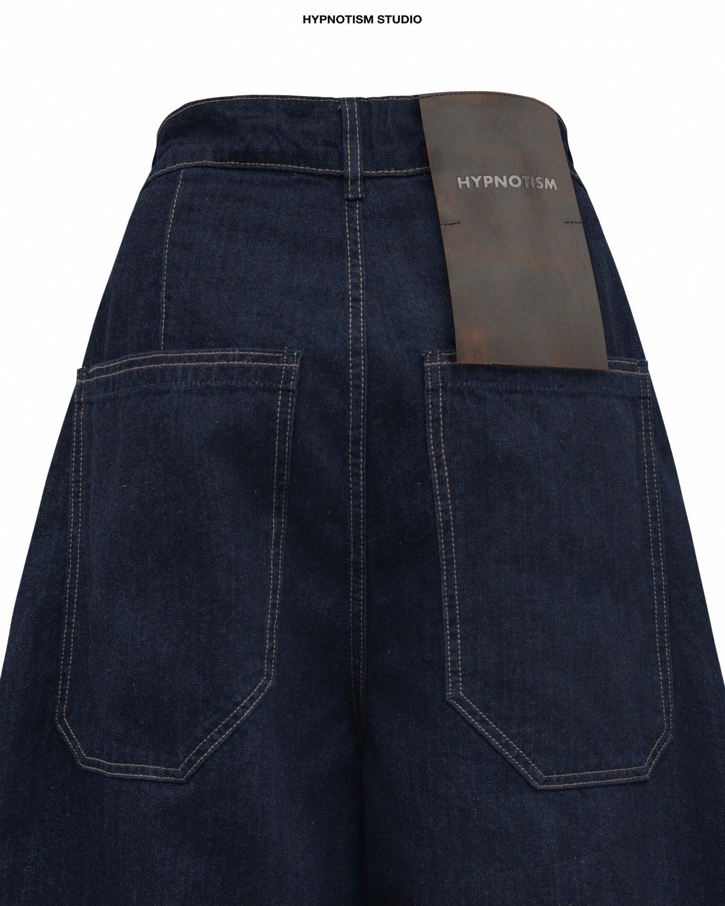 [HYPNOTISM] FLAQUE DENIM PANTS