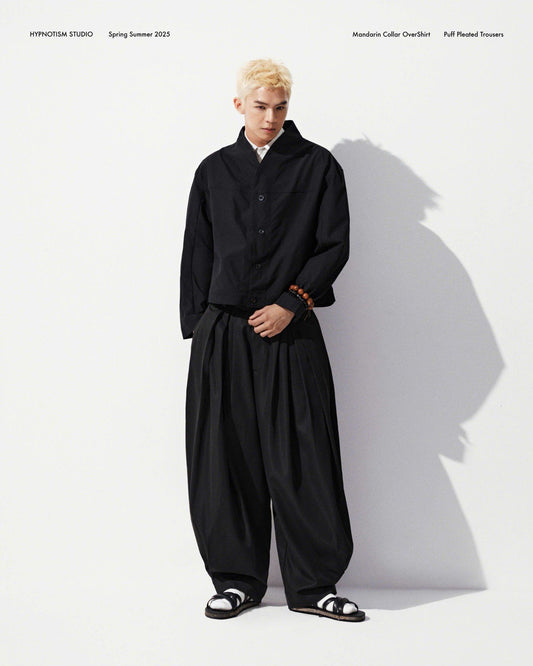[HYPNOTISM] PUFF PLEATED TROUSERS