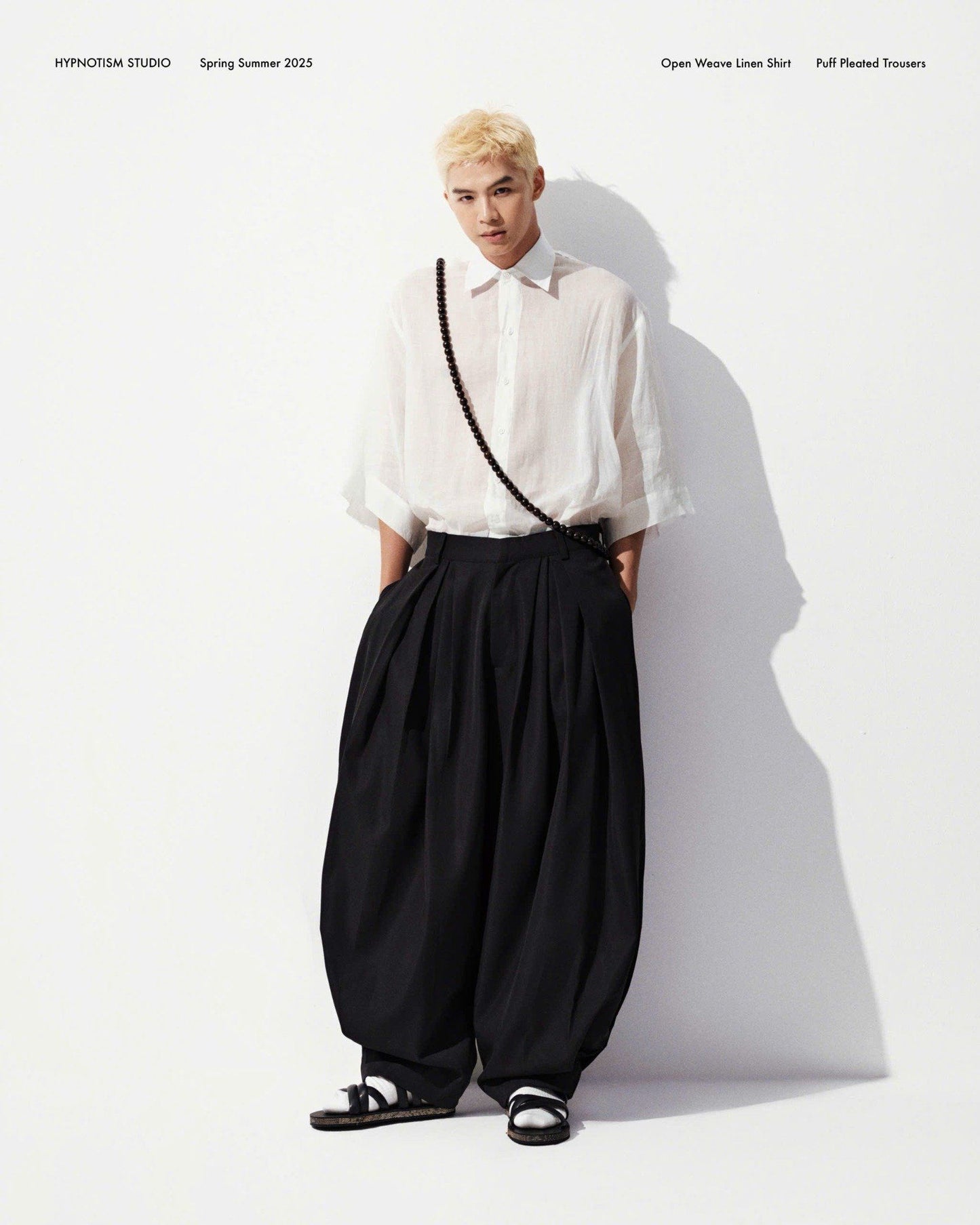[HYPNOTISM] PUFF PLEATED TROUSERS