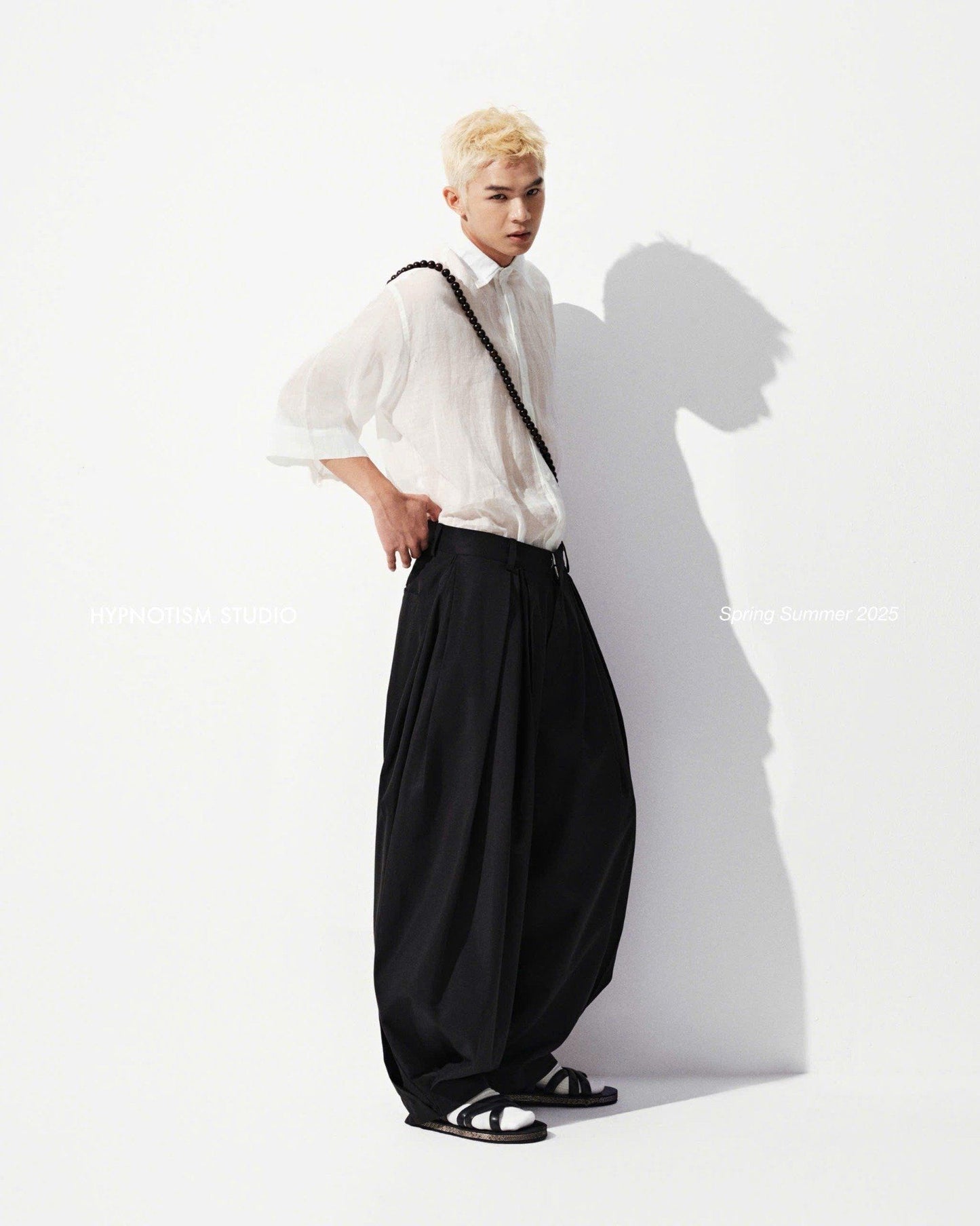 [HYPNOTISM] PUFF PLEATED TROUSERS